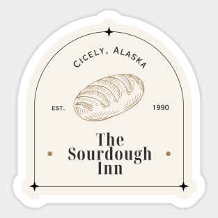 Northern Exposure The Sourdough Inn Cicely Alaska Moose Sticker